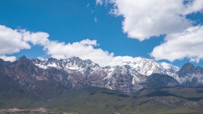 丽江玉龙雪山延时丽江狮子山延时丽江延时