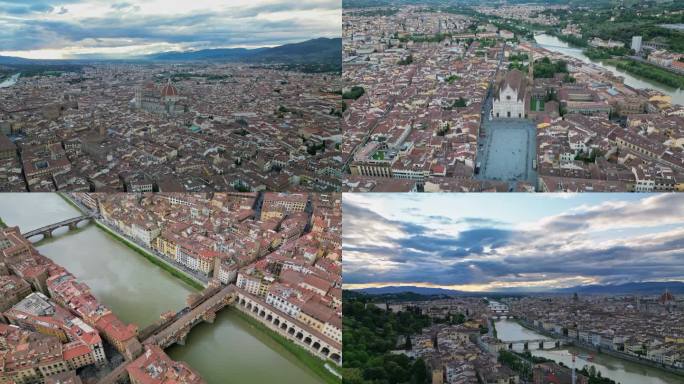 佛罗伦萨城市航拍合集
