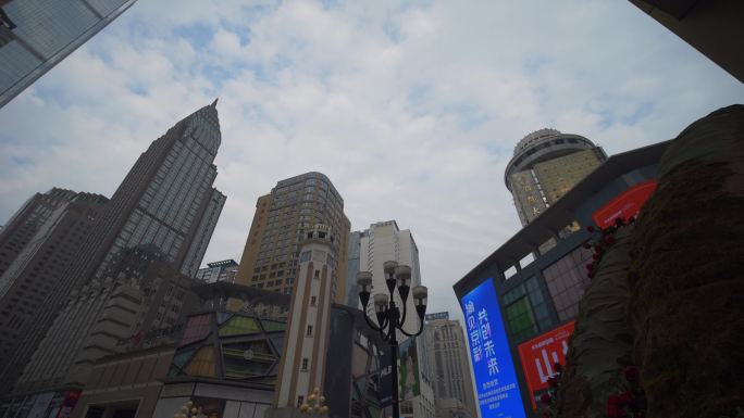 重庆解放碑 重庆CBD 城市风景