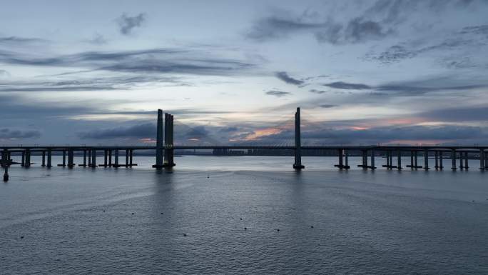 惠州湾大桥4k航拍