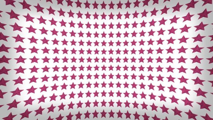 星星标志图案墙在白色bg未来的表面墙网格概念与六边形。新潮的科幻科技背景与六角形图案。无缝循环
