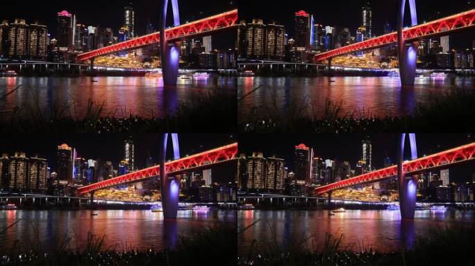 重庆千厮门大桥延时视频