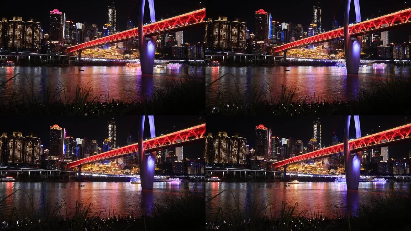 重庆千厮门大桥延时视频