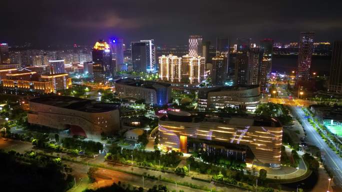 泉州东海夜景延时摄影