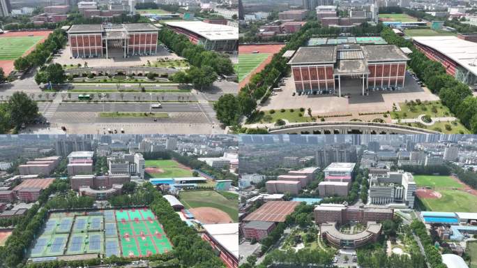 郑州大学体育学院(惠济校区)4K航拍