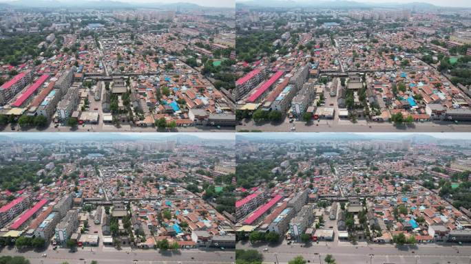 山东青州古城5A景区航拍