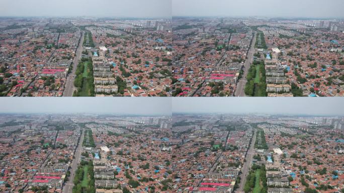 山东青州古城5A景区航拍