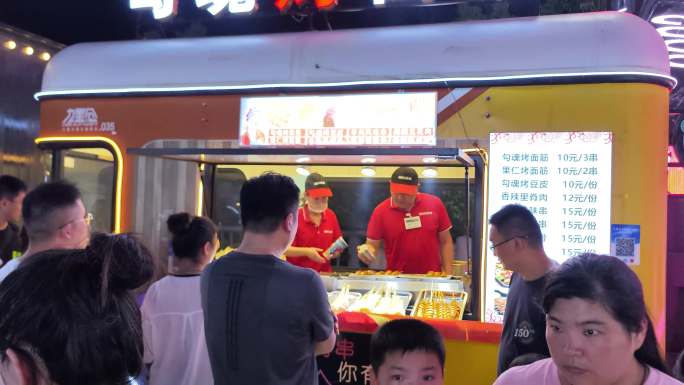 美食街各类美食特色美食