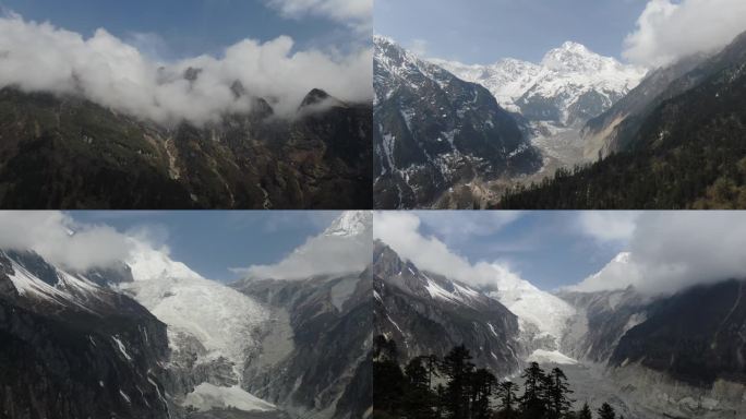 贡嘎海螺沟雪山