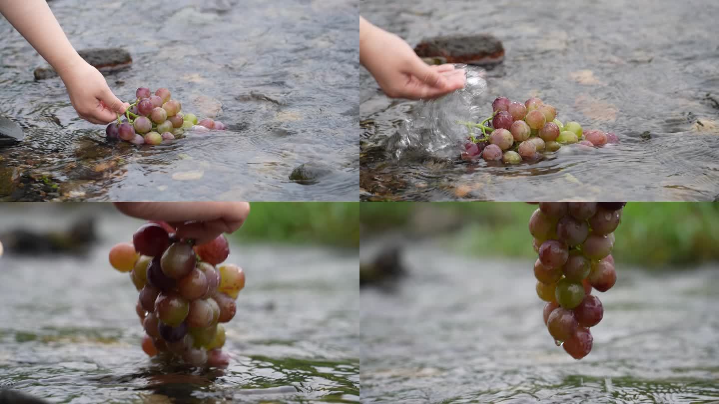 河边洗葡萄