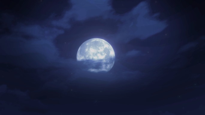 一轮明月月亮月光月色月夜云遮月圆月满月