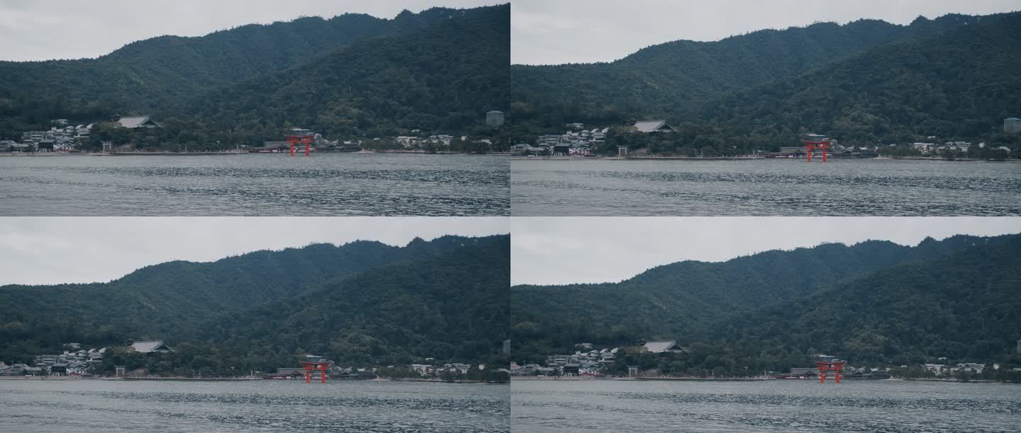 【4K】日本宫岛神社海上大鸟居