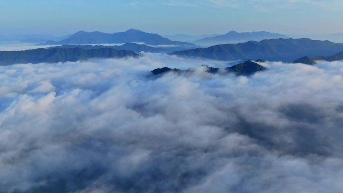 浙江千岛湖日出云海