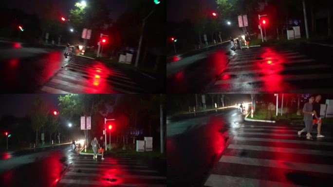 夜晚醉酒跌跌撞撞