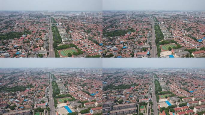 山东青州古城5A景区航拍