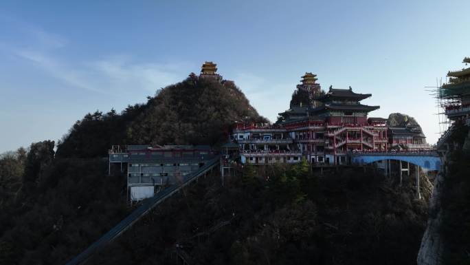 4K航拍河南洛阳老君山风光美景