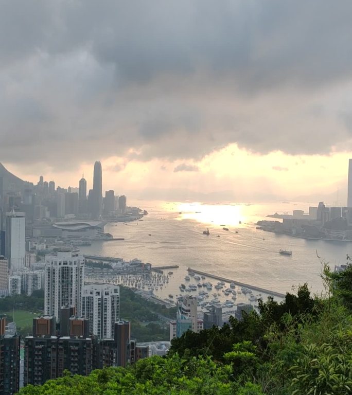 香港宝马山夜景