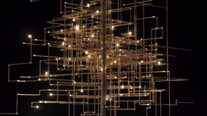 金光闪闪的迷宫，闪耀着盖茨比风格的火焰