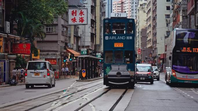 【正版素材】香港城市街道5436