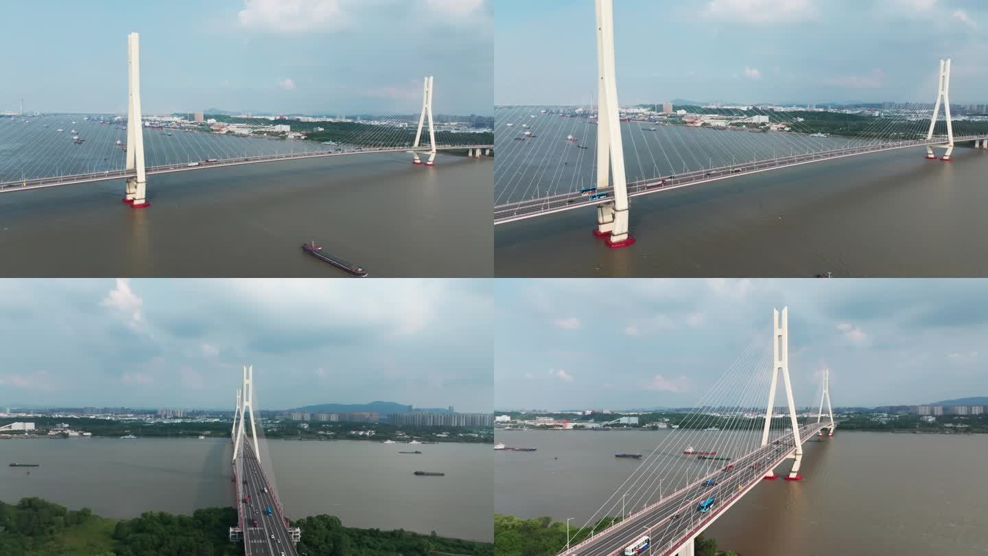 南京长江二桥航拍