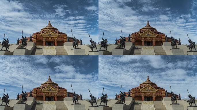 四王子旗格根塔拉内的蒙古族大殿