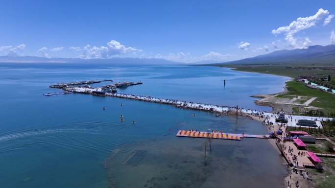 航拍青海湖5A二郎剑景区合集