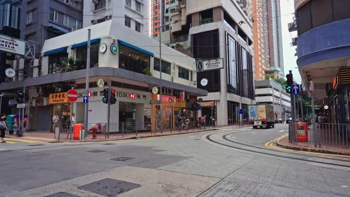 【正版素材】香港城市街道5423