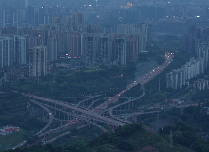 重庆黄桷湾立交桥夜景