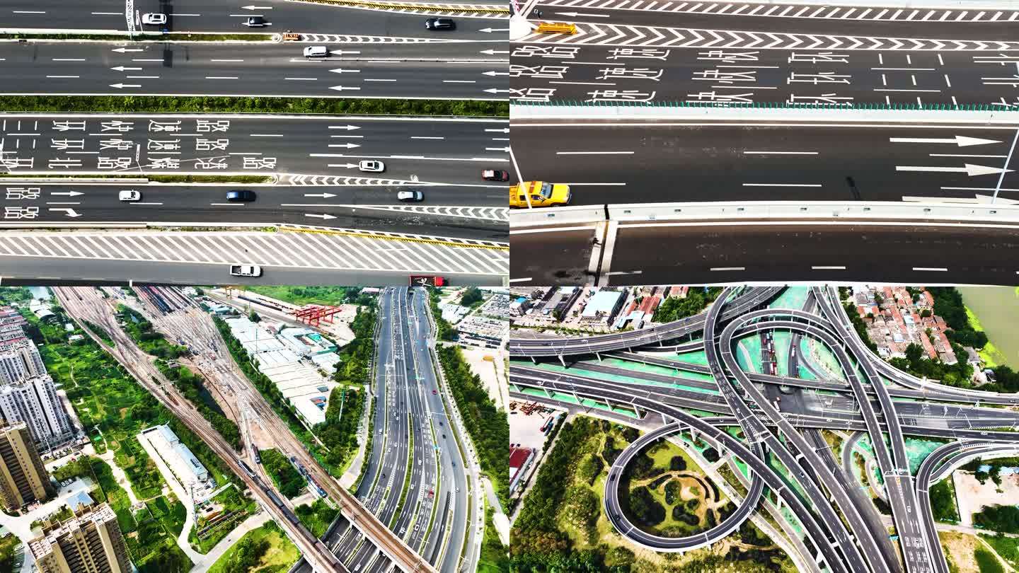 城市建设发展道路立交桥4K
