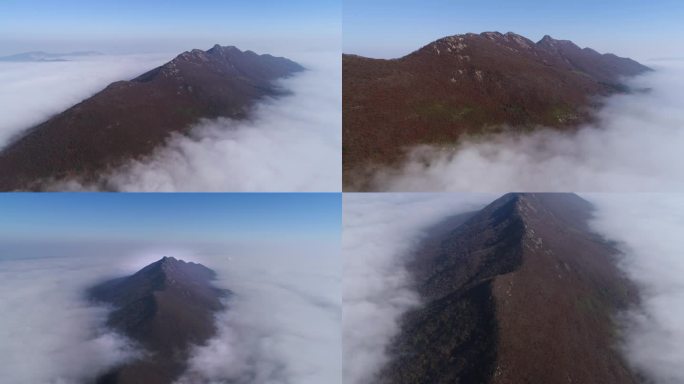 云海之上的山峰
