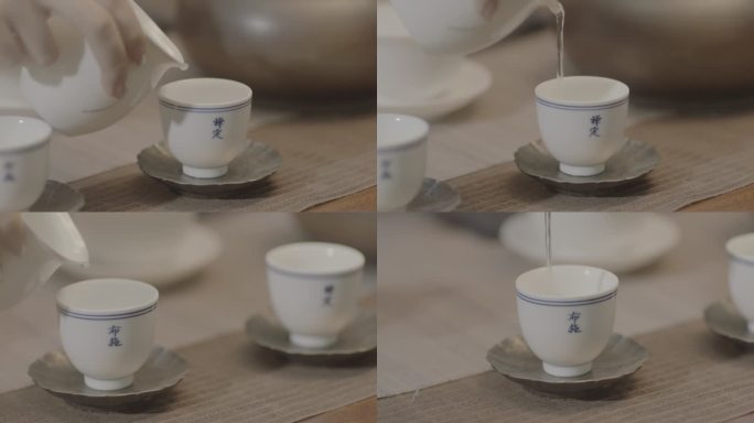 古香古色 泡茶 特写2