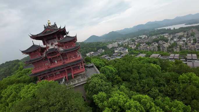 穿越机 杭州 吴山 消防 望火台2