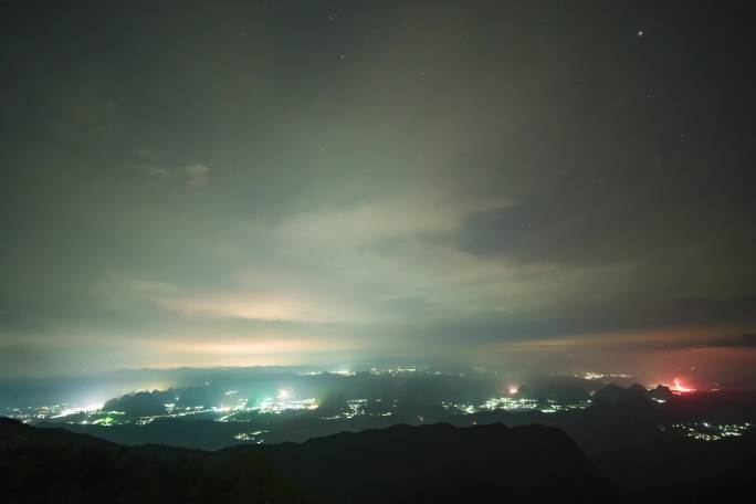 7K星空银河 流星雨延时素材