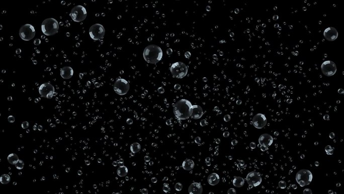 水下嘶嘶气泡流动运动清新的碳酸俱乐部苏打饮料。