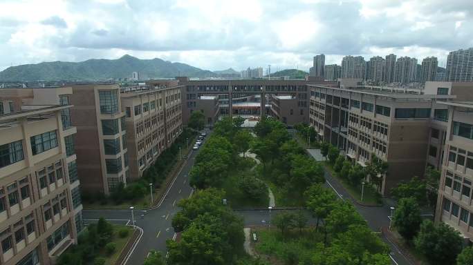 台州学院椒江校区航拍