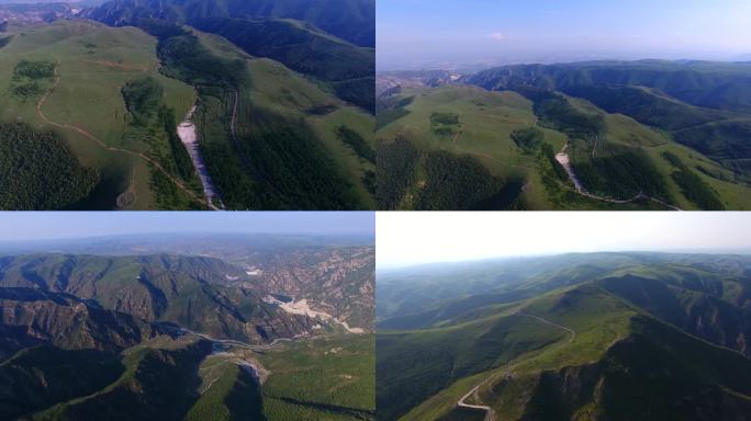 高山草原航拍