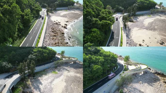 深圳杨梅坑最美海边公路