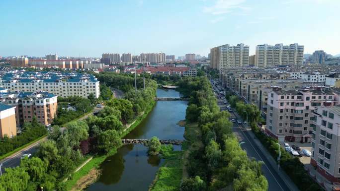 沂水城市航拍