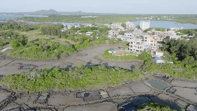 海南峨蔓古盐田航拍02