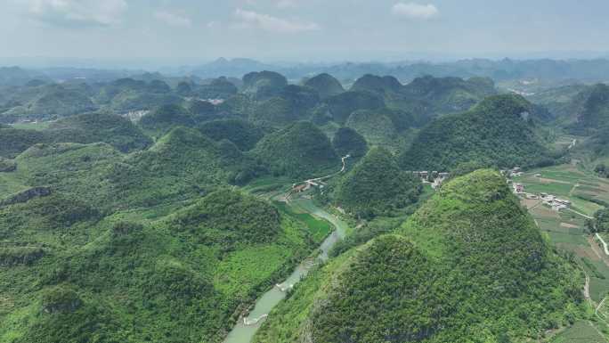 航拍安顺高荡村风光