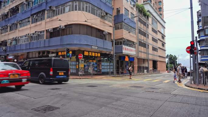 【正版素材】香港城市街道5416