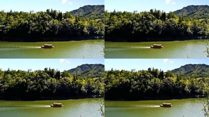 风光秀美太阳湖实拍视频