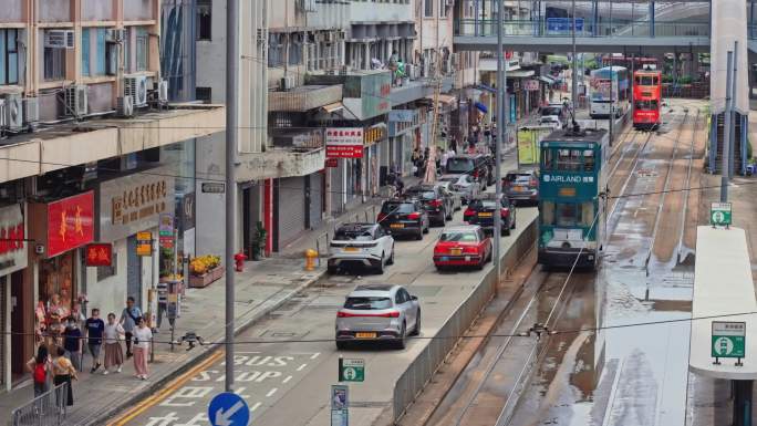 【正版素材】香港城市街道5478