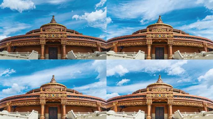 蒙古族殿堂-蒙古包殿-铁木真殿堂