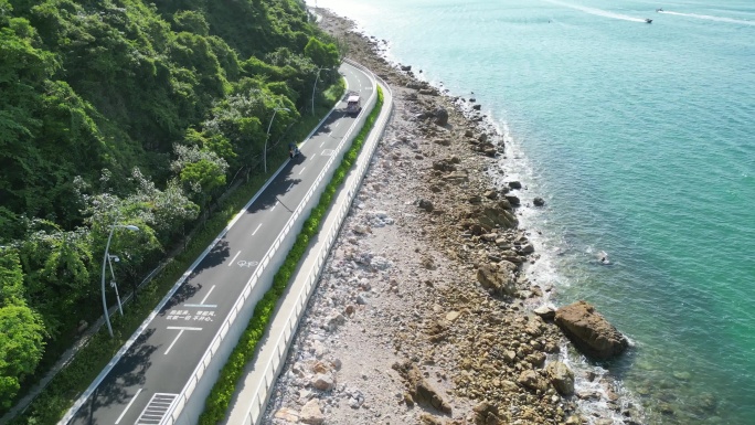 深圳杨梅坑最美海边公路