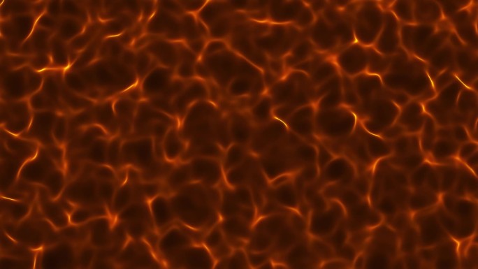 棕色的火焰缓慢地漂浮着液体背景。波浪池空间创意运动设计。流动的阳光照在波浪形的表面。波浪水面背景。
