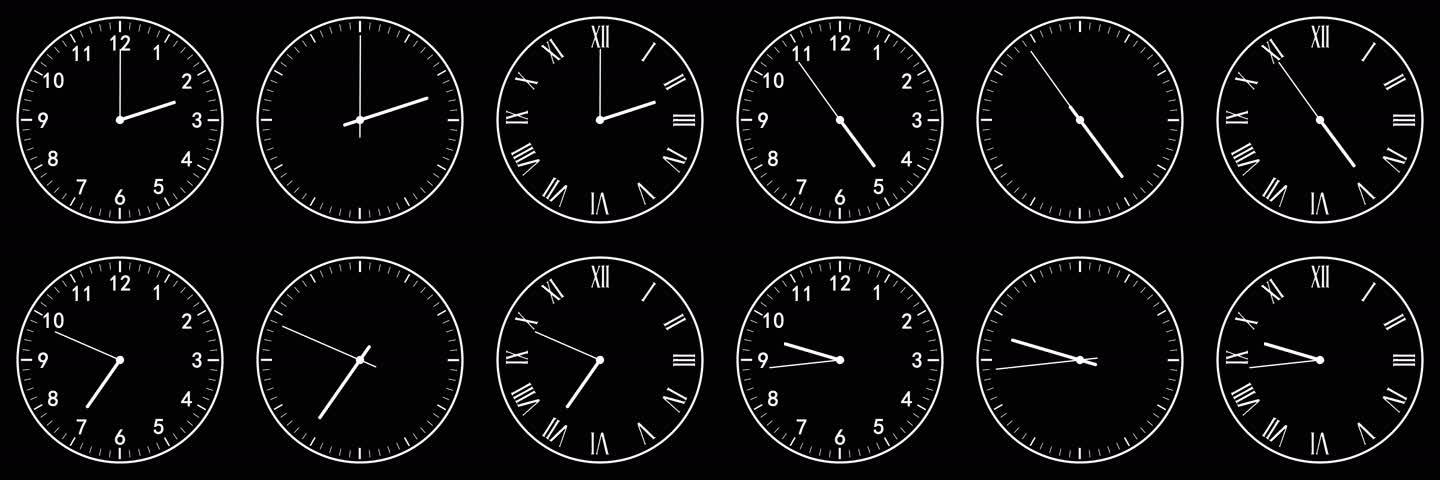 时钟指针循环