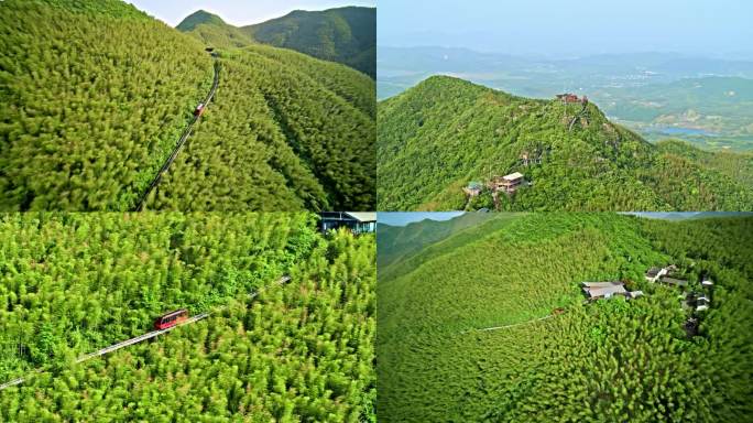 常州天目湖南山竹海航拍