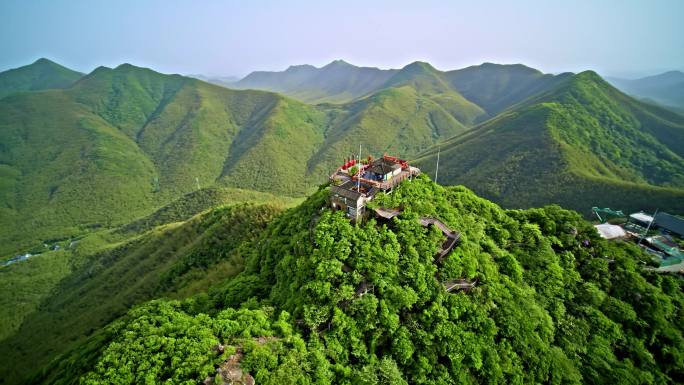 常州天目湖南山竹海航拍2