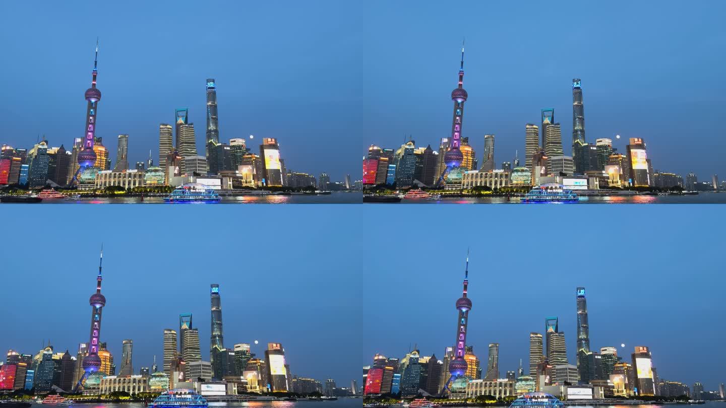 4K原创 上海东方明珠 夜景